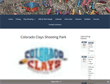 Tablet Screenshot of coloradoclays.com